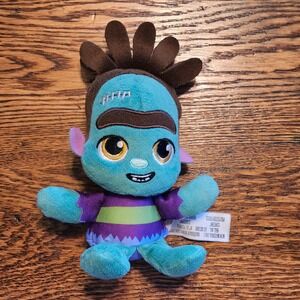 Netflix Super Monsters Frankie Mash Plush Hasbro Teal Monster E5260 E5234 8 Inch